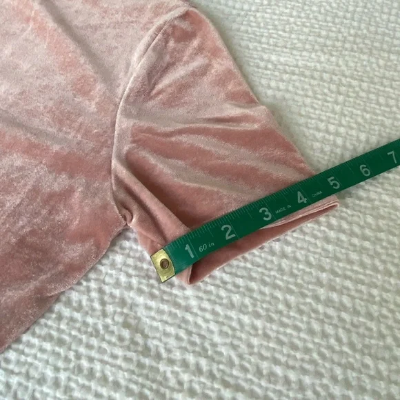 Crushed Velvet Bodysuit • Pink - Picture 7 of 10